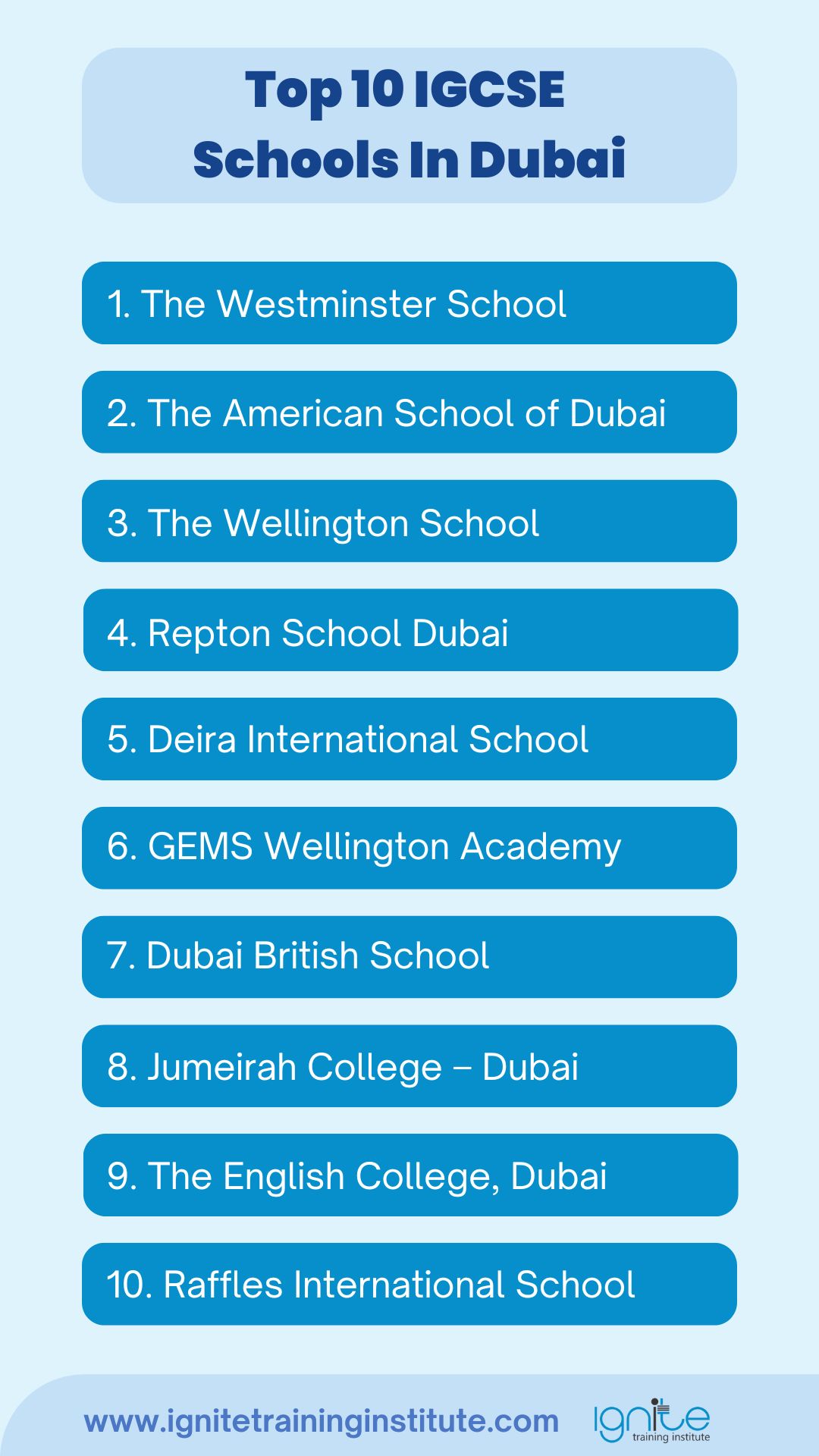 igcse schools in dubai