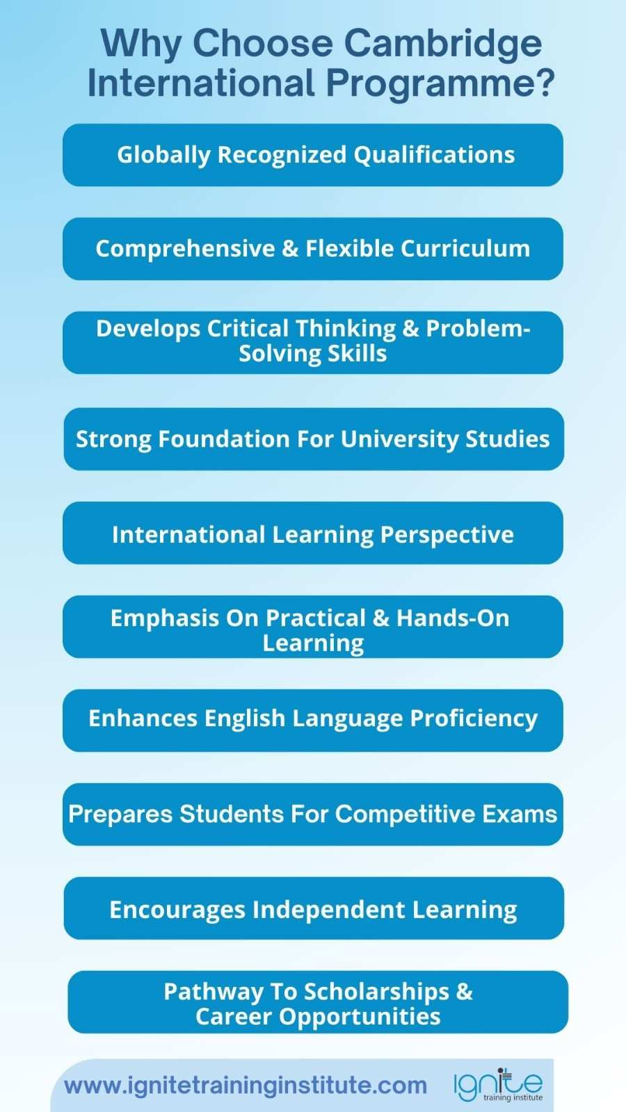 why choose cambridge